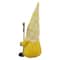 Northlight; 10" Yellow Gingham Hat Springtime Gnome with Chalk Board; Category:Spring Tabletop Decor; Image:6